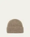 Totême Alpaca Knit Beanie In Truffle Melange 236