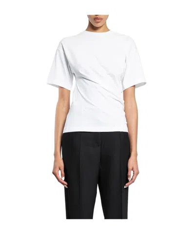 TOTÊME TOTÊME ASYMMETRIC CREWNECK T-SHIRT