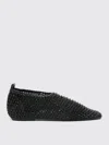 Totême Womens Black Woven-texture Leather Ballet Flats Eur 36 / 3 Uk In Black
