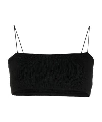 Totême Bandeau Bikini Top In Black