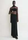 Totême Bandeau Knit Black In Black