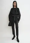 Totême Batwing Top Black In Black