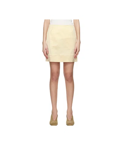 TOTÊME BEIGE CREPE MINISKIRT