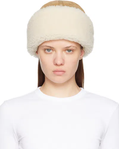 TOTÊME BEIGE SHEARLING WINTER HAT