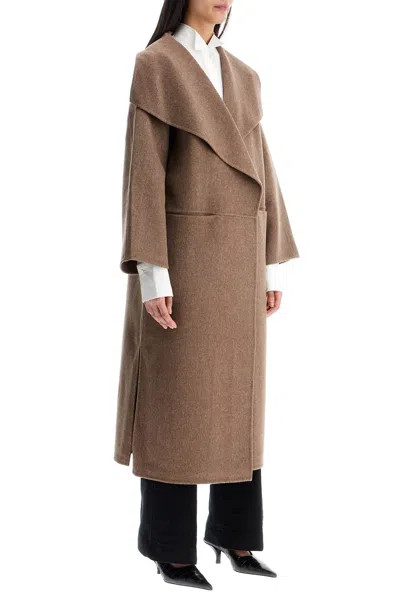 Totême Signature Coat In Neutral