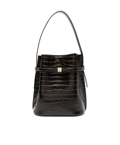 Totême Belt Bucket Bag In Black