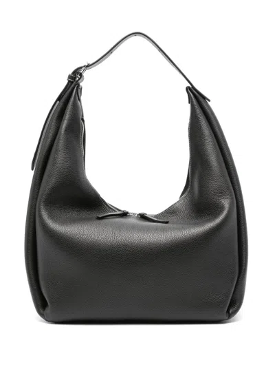 Totême Belt Hobo Shoulder Bag In Black