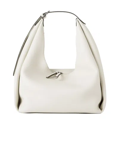 Totême Belt Hobo Tote Bag In White