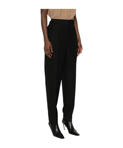 Totême Belt-loop Casual Pants In Black