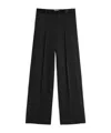 Totême Belt-loop Casual Pants In Black
