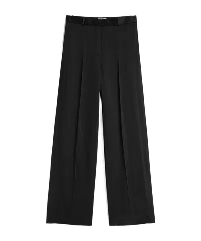 Totême Belt-loop Casual Pants In Black