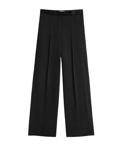 Totême Belt-loop Casual Pants In Black