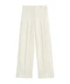 Totême Belt-loop Casual Pants In White