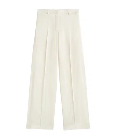 Totême Belt-loop Casual Pants In White