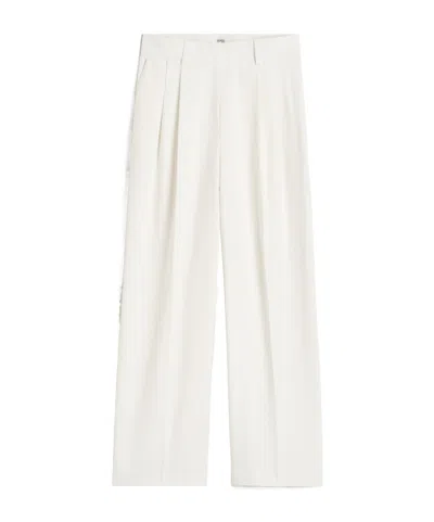 Totême Belt-loop Casual Pants In White
