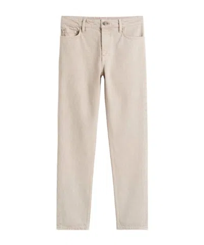 Totême Belt-loop Jeans In Nude