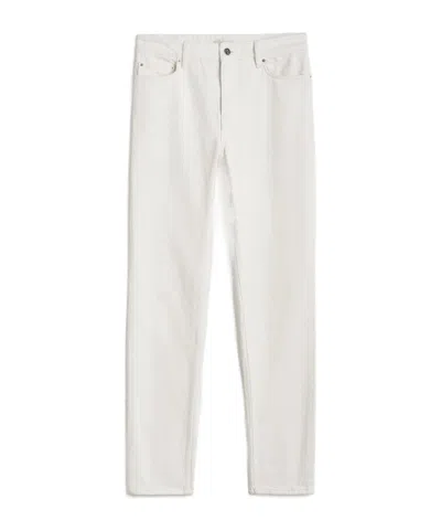 Totême Belt-loop Jeans In White