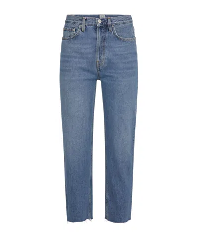 Totême Belt-strap Jeans In Blue