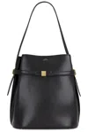Totême Belted Bucket Bag In Black