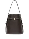 Totême Belted Bucket Bag In Brown