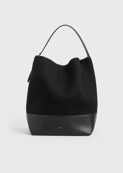 Totême Belted Doublé Tote Black