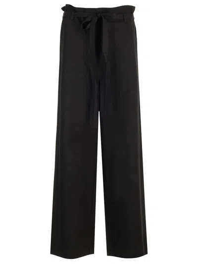 TOTÊME BELTED FLARED TROUSERS