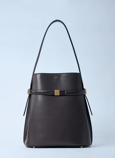 Totême Belted Leather Bucket Bag