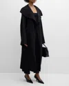 Totême Toteme Signature Wool And Cashmere Coat In Black