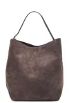Totême Belted Tote Bag In Granite