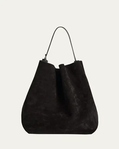 TOTÊME BELTED TOTE BAG IN SUEDE