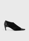Totême Bi-material Pumps Black In Black