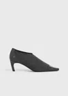 Totême Bi-material Pumps Dark Grey Melange In Dark Grey Melange