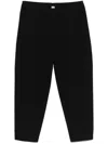 Totême Toteme Straight Black Trousers In Cotton Blend Women In Black