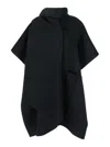 Totême Scarf Wool Coat In 001 Black