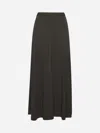 Totême Fluid Viscose Jersey Long Skirt
