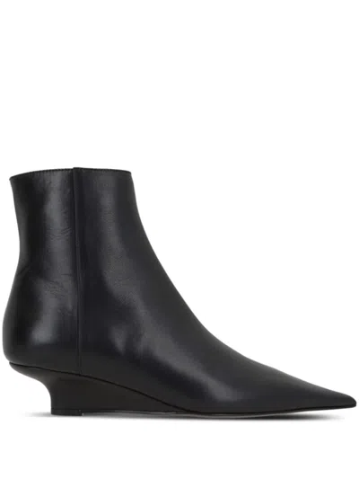 TOTÊME BLACK LEATHER BOOTS