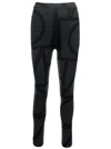 Totême Monogram Recycled Tech Leggings In Black