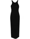 Totême Toteme Women Tank Dress With Curved Armholes In Black