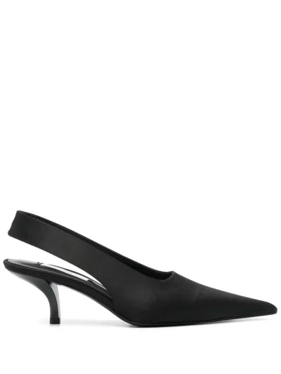 TOTÊME BLACK POINTED TOE PUMPS