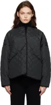 Totême Oversized Quilted Buttoned Jacket In Black 200