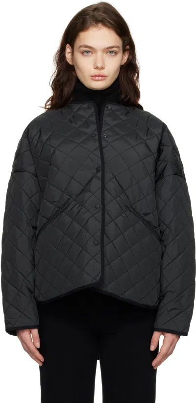 TOTÊME BLACK QUILTED JACKET
