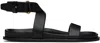 Totême Toteme Flat Sandals In 001 Black