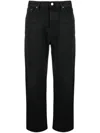 Totême Toteme Organic Denim Classic Cut Jeans In Black