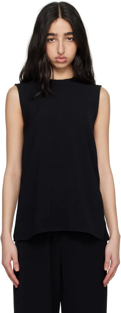 TOTÊME BLACK WOVEN STRIPE TOP