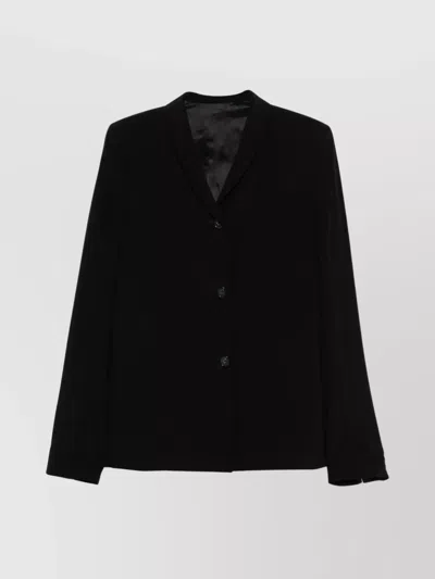 TOTÊME BLAZER WITH NOTCHED LAPELS AND SPLIT CUFFS
