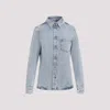 Totême Organic Cotton Denim Shirt In Blue
