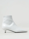 TOTÊME FLAT ANKLE BOOTS TOTEME WOMAN COLOR WHITE,F36321001