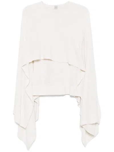 TOTÊME BOUCLÉ CAPE SWEATER
