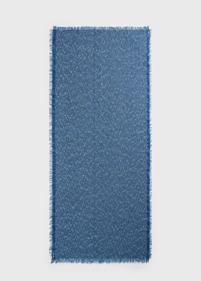 TOTÊME BOUCLÉ SARONG AZURE/WHITE