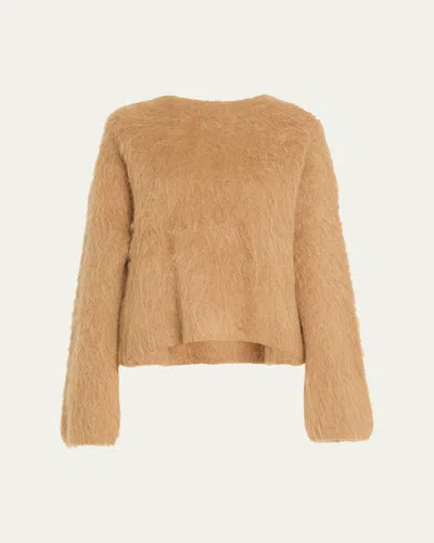 TOTÊME BOXY ALPACA KNIT SWEATER